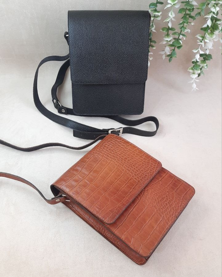 کیف دوشی مردانه چرمی کد S700