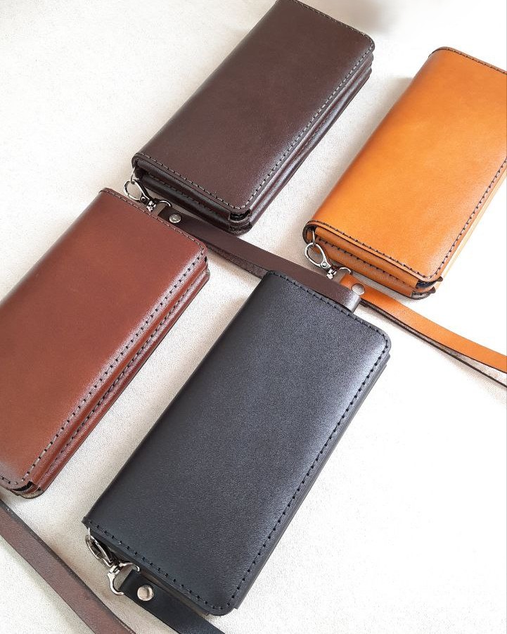 کیف پولی چرم گاوی کد M72